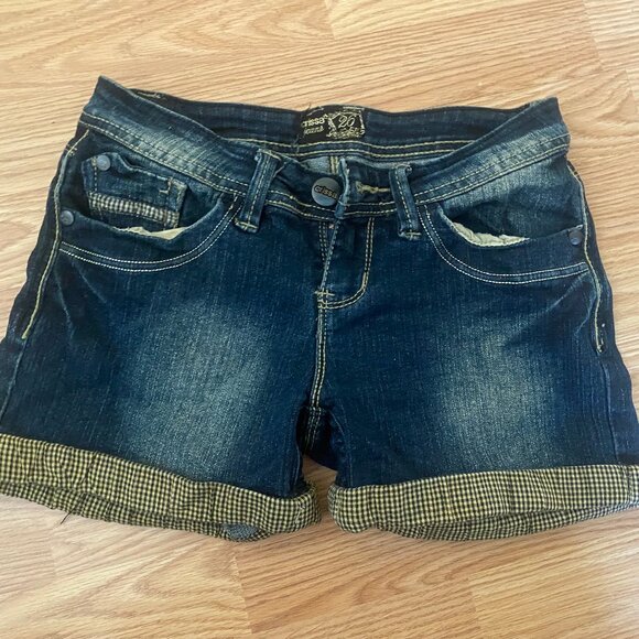 Blue Denim Shorts - Picture 1 of 3